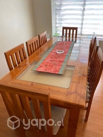 Comedor 8 personas pino oregon - Imagen 2