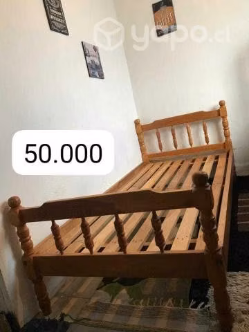 Cama de plaza y Calentador