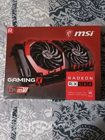 Tarjeta de video MSI RX 580 poco uso