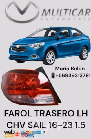 Farol trasero lh sail 1.5