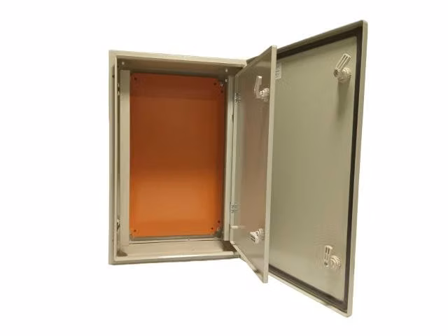 Tablero metalico completo 1400x800x400mm ral7032 i