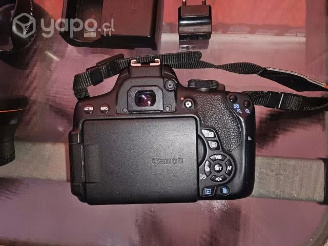 Camara profesional canon eos rebel t6i