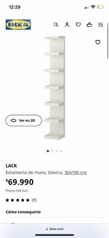 Mueble Estante Blanco IKEA