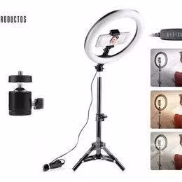 Aro De Luz Led 30 Cm + Adaptador Celular + Tripode