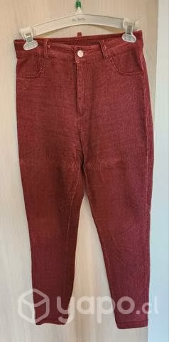 Pantalón Cotele Burdeo