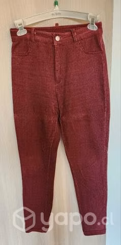 Pantalón Cotele Burdeo