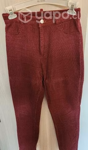Pantalón Cotele Burdeo