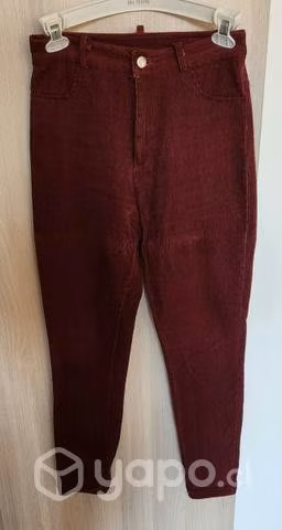 Pantalón Cotele Burdeo