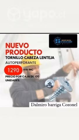 Tornillos hexagonales y cabeza de lenteja