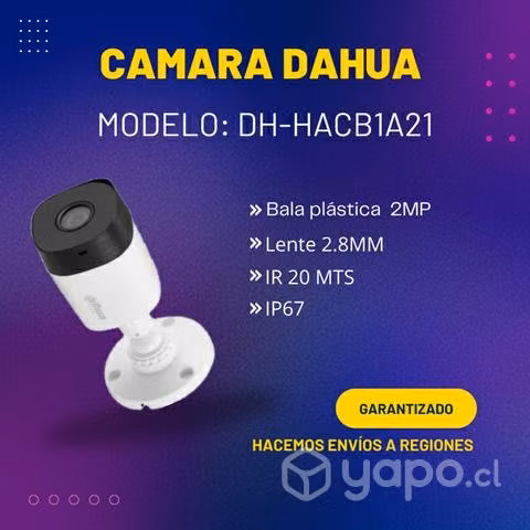 Cámara dahua 2mp