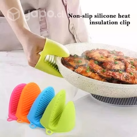 2 Guantes Para Horno Toma Olla Protector De Silico