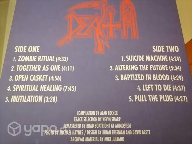 Vinilo de Death
