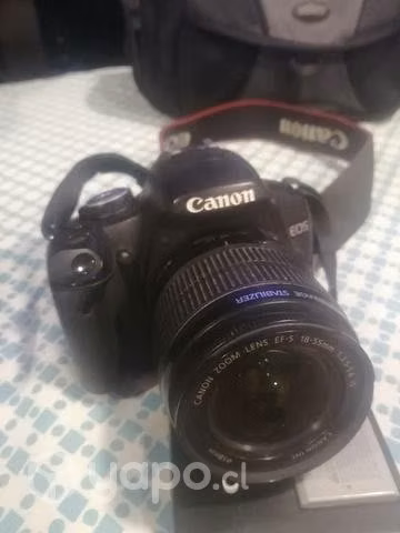 Camara fotografica canon eos + flash speedlite + b