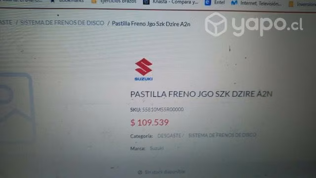Pastilla de freno
