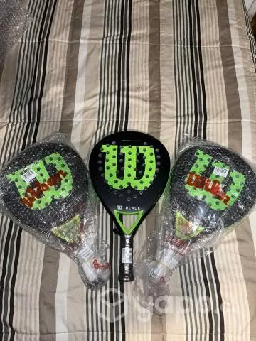 PALA DE PÁDEL BLADE TEAM NEGRA, Marca Wilson