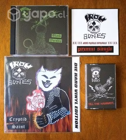 CD, Cassette y Vinilo Iron Bones