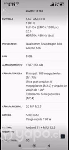 Xiaomi 11T pro 256gb/8Gb - Imagen 4