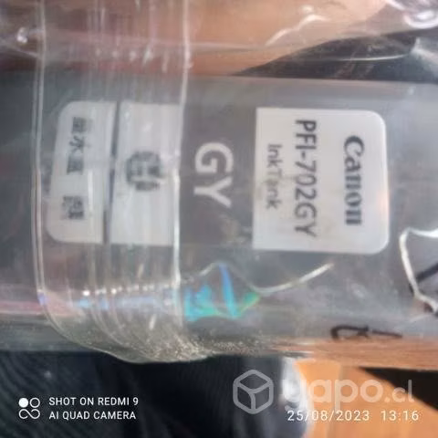 Tintas canon pfi diversos modelos originales