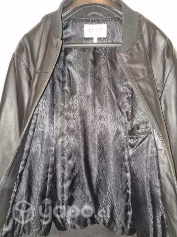 Casaca de cuero armani Jeans - Imagen 3