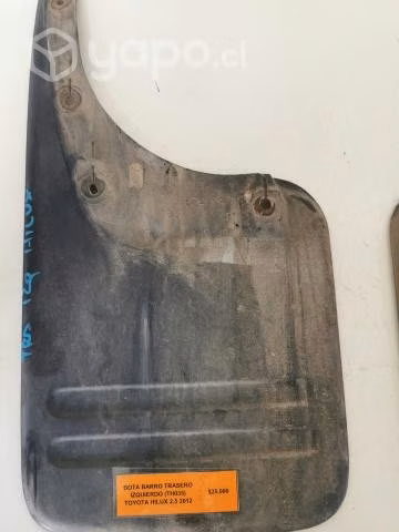 Bota Barro Trasero Izqu (TH035) Toyota Hilux 2012