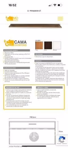 Escritorio cama - Imagen 2