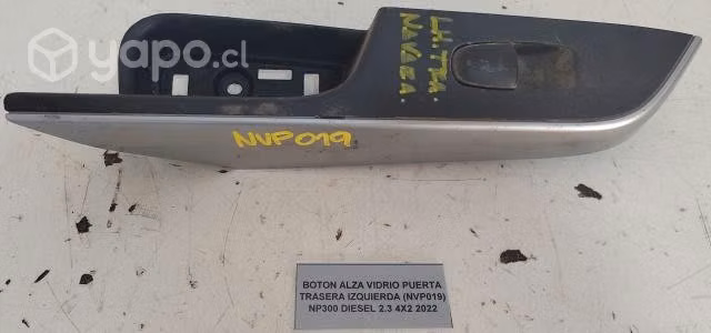 Boton Alza Vidrio tras izq (019) Nissan NP300 2022