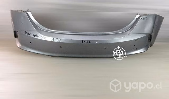Parachoque trasero hyundai accent plus 2021-2023
