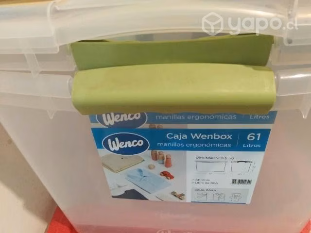Cajas organizadoras 61 litros marca