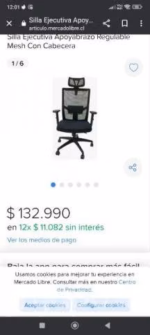 Silla ergonómica de oficina
