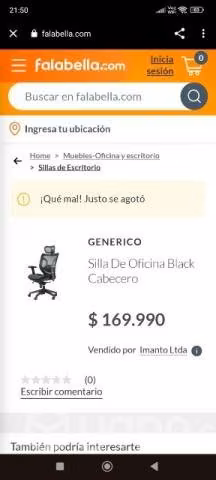 Silla ergonómica de oficina
