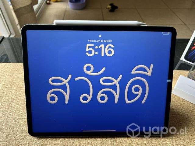IPad Pro M1 129 con Apple Pencil 2 y funda - Imagen 2