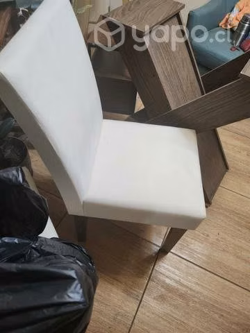 Comedor de 6 sillas,mesa de vidrio
