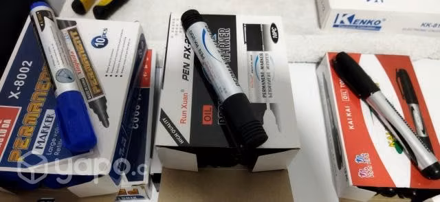Plumones x caja permanente economico