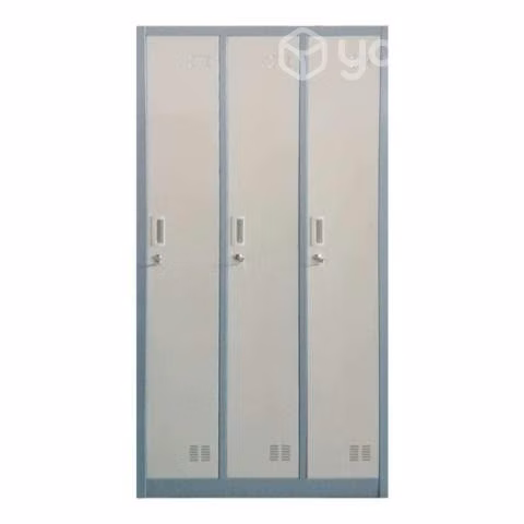 Locker casillero metalico 3 cuerpos 3 puertas
