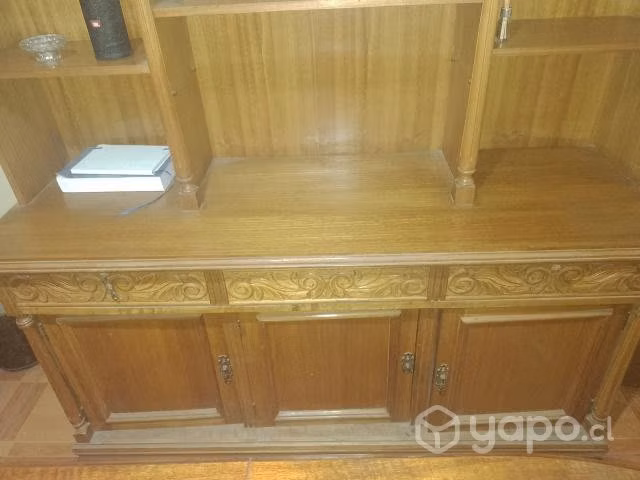 Comedor de madera+Biblioteca de madera