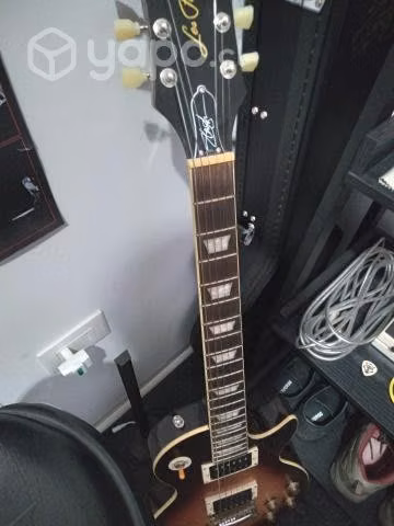 Guitarra pedales y amplificador