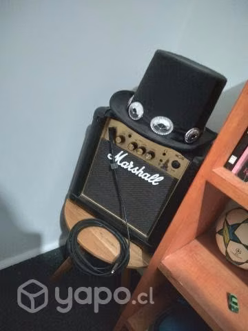 Guitarra pedales y amplificador