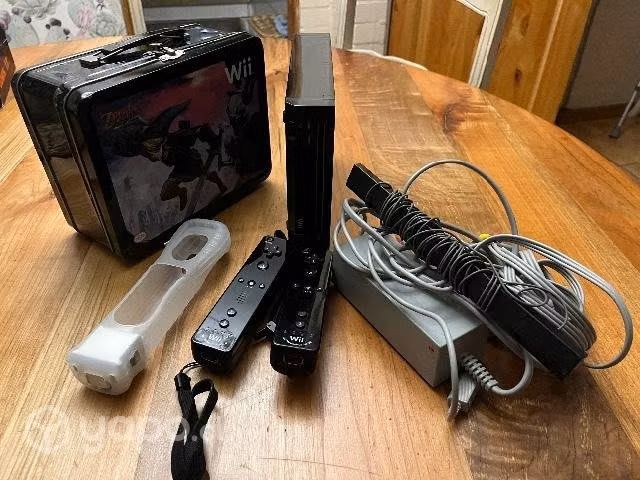 Nintendo Wii negra