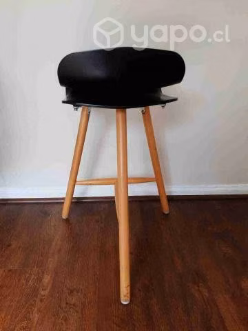 Taburete negro en excelente estado x 2 - Imagen 3