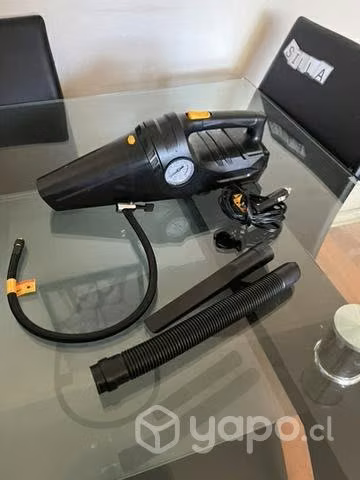 Aspiradora para auto y compresor seminueva