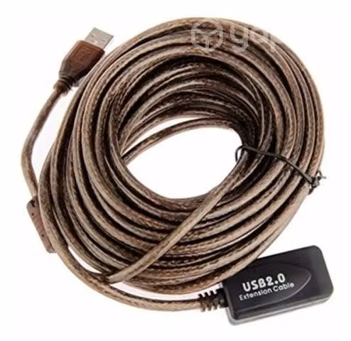 Cable Extensión Usb Activo 10 Metros Blindado Sin
