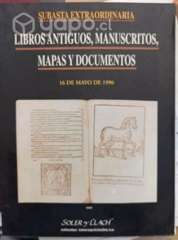 Catálogo de subasta autografos