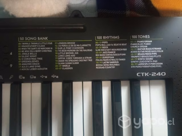 Teclado casio ctk-240 - Imagen 3