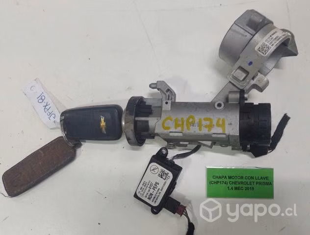 Chapa Motor Con Llave (CHP174) Chevrolet Prisma