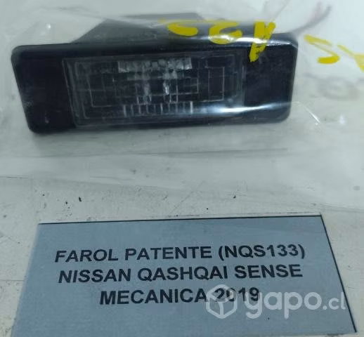 Farol Patente (133) Nissan Qashqai Sense Mec 2019