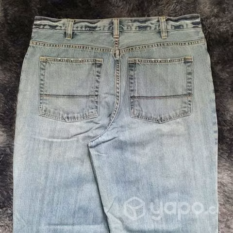 Pantalón Baggy Old Navy Azul Claro Talla 46 - Imagen 6