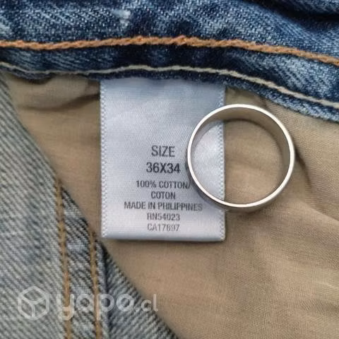 Pantalón Baggy Old Navy Azul Claro Talla 46 - Imagen 4