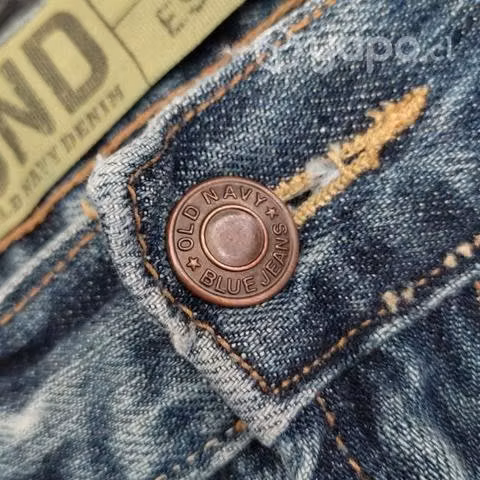 Pantalón Baggy Old Navy Azul Claro Talla 46 - Imagen 3