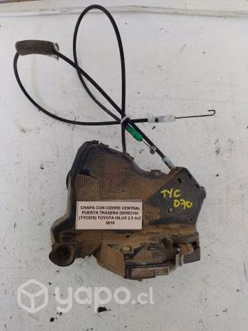 Chapa C/Cierre Centr Tra Der (TYC070) Toyota Hilux