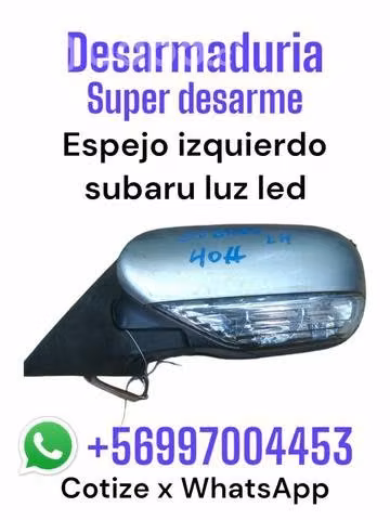 Espejo izquierdo Subaru luz LED